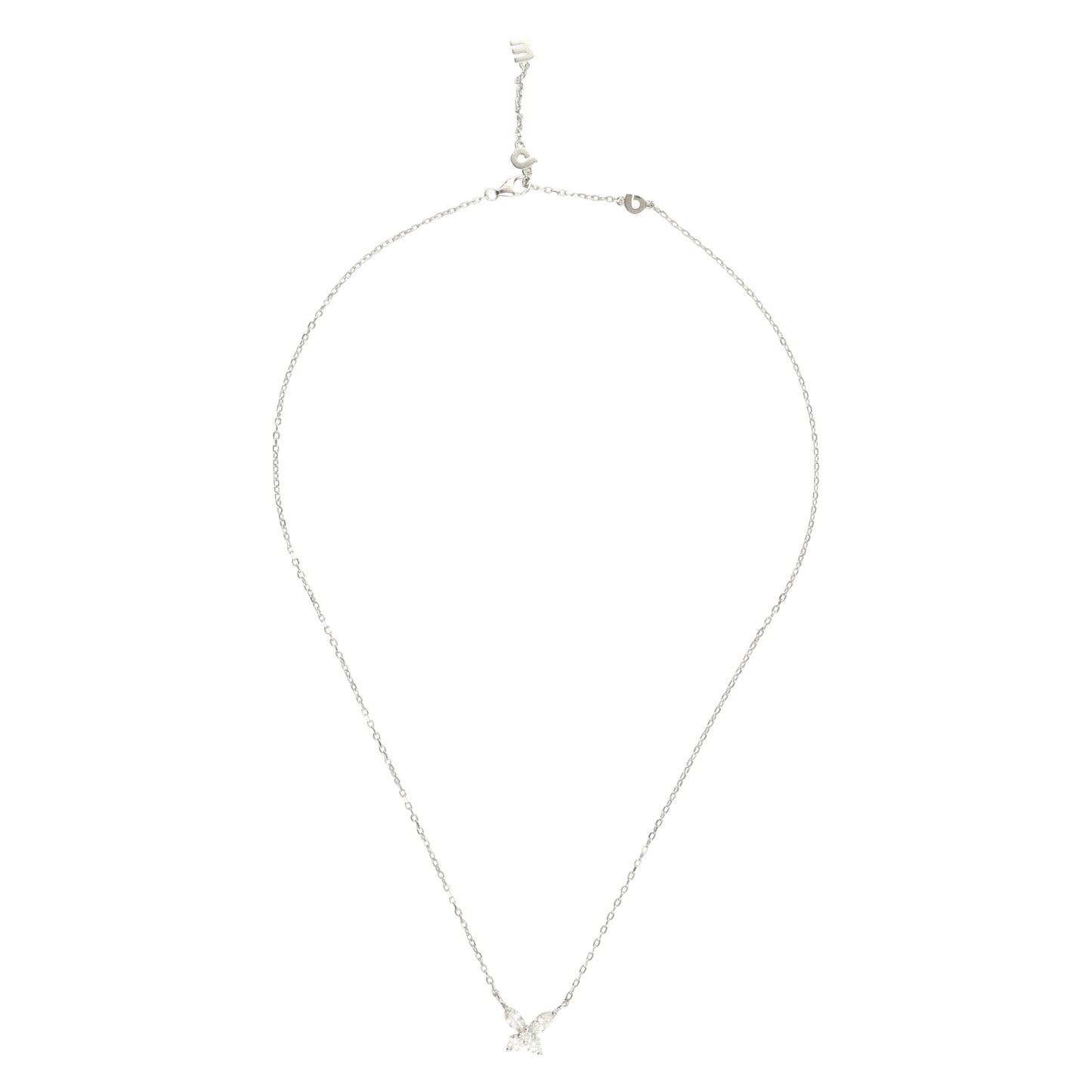 BlingStop 925 Sterling Silver Butterfly Pendant Necklace