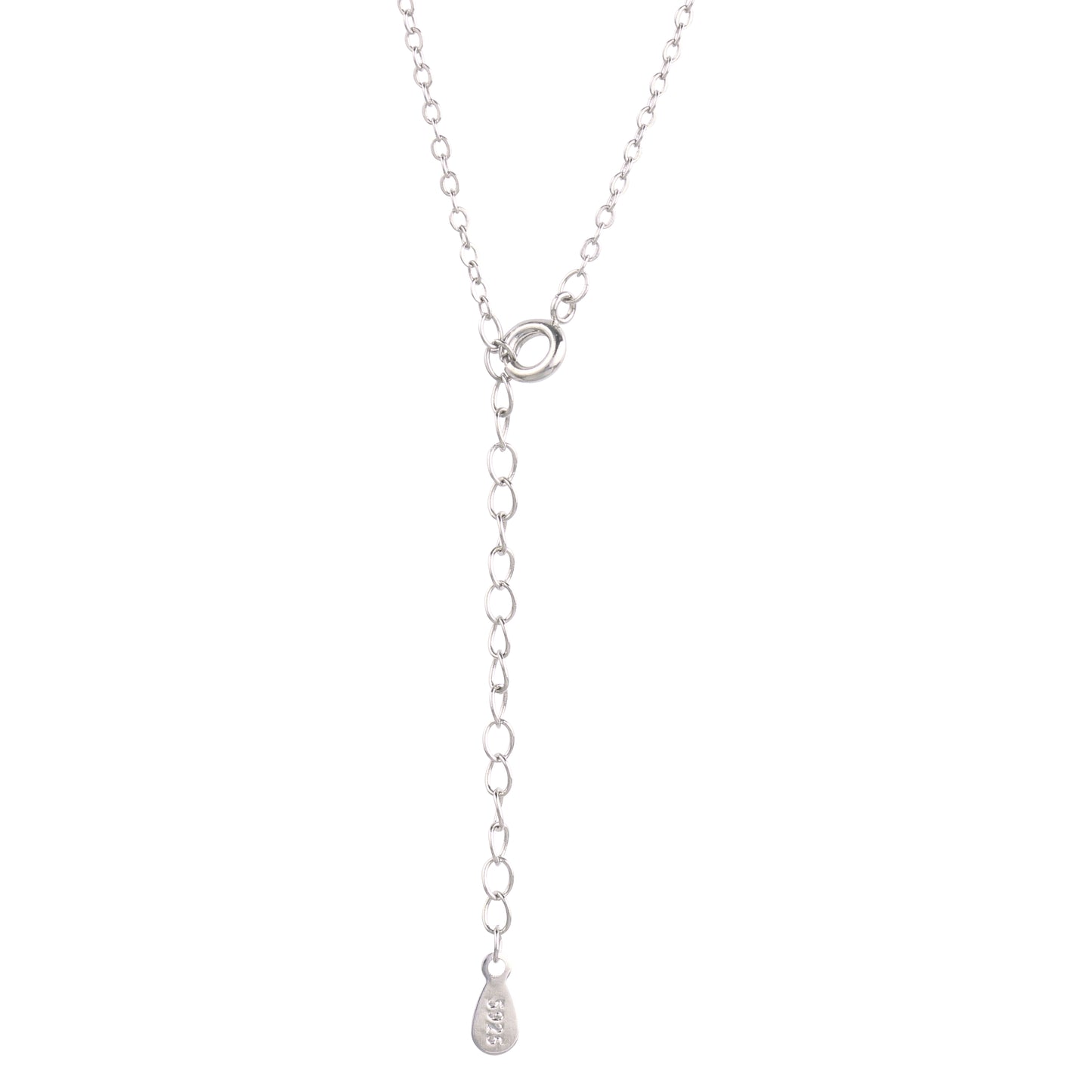 BlingStop Round Pendant Pave Necklace