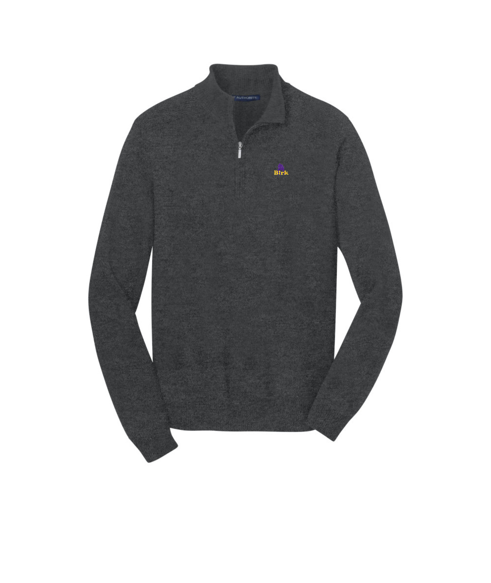 GT Birk Embroidered 1/2-Zip Sweater