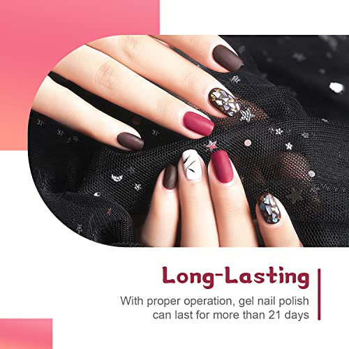 JODSONE Gel Nail Polish Kit with U V Light 32 Colors Gel Polish Nail Kit Soak Off Gel Nail Set Manicure Tools Nail Gel Kit Gifts for Women