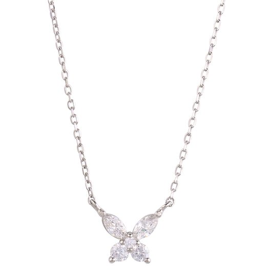 BlingStop 925 Sterling Silver Butterfly Pendant Necklace