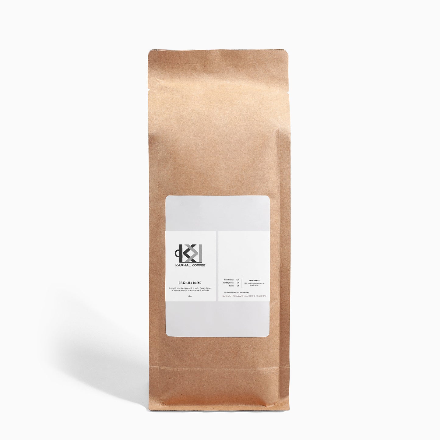 Karnal Koffee Brazilian Blend 16oz