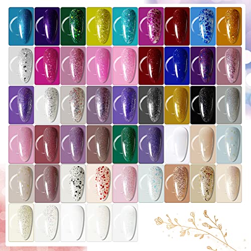 JODSONE Gel Nail Polish Kit with U V Light 32 Colors Gel Polish Nail Kit Soak Off Gel Nail Set Manicure Tools Nail Gel Kit Gifts for Women