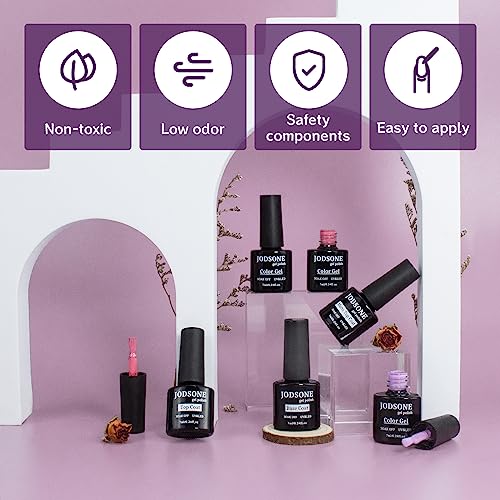 JODSONE Gel Nail Polish Kit with U V Light 32 Colors Gel Polish Nail Kit Soak Off Gel Nail Set Manicure Tools Nail Gel Kit Gifts for Women