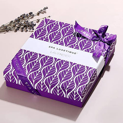 Spa Luxetique Spa Gift Set for Women, Vanilla Spa Set, Bath Kit for Women Gift Set Includes Body Lotion, Shower Gel, Bubble Bath, Hand Cream, Lotion Gift Set for Women, Birthday Gifts For Women