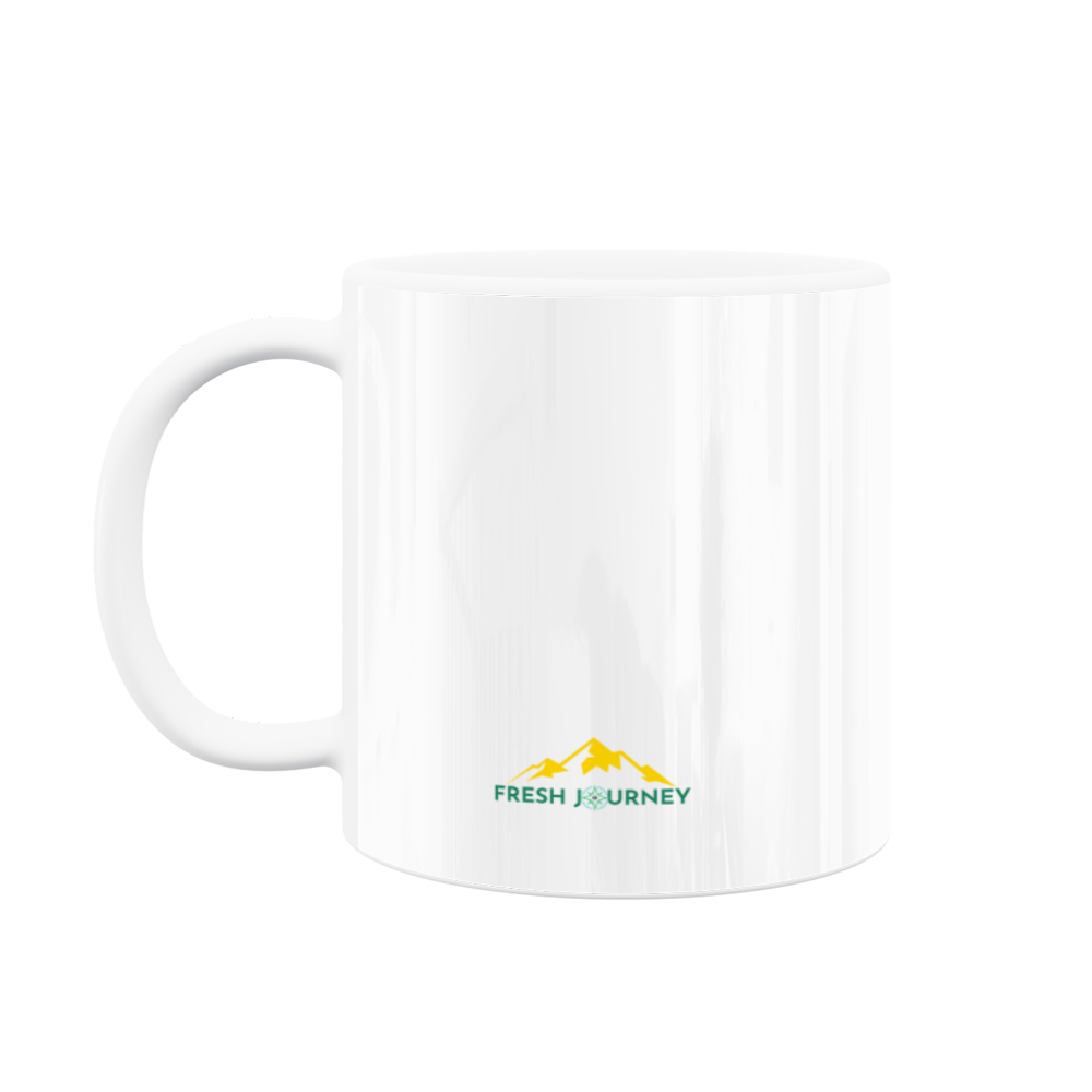 Fresh Journey Take A Hike 11oz White Ceramic Mug