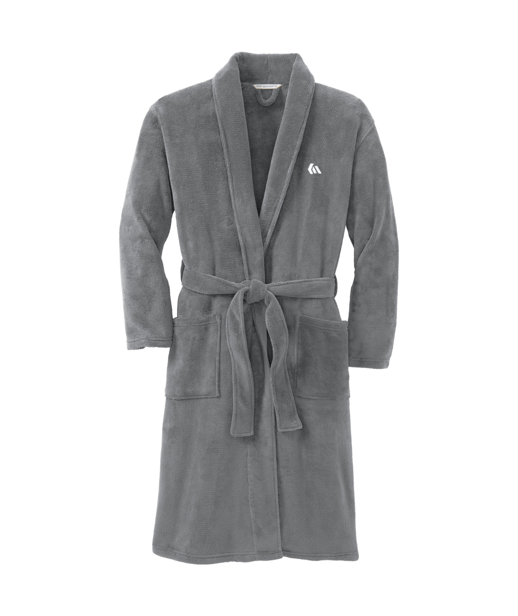 Keith Mason Embroidered Microfleece Robe