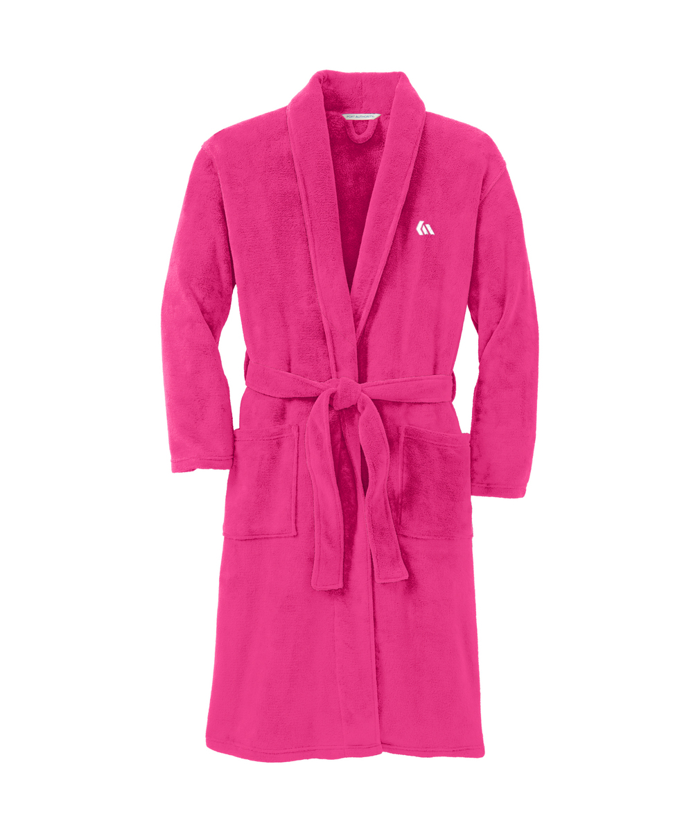 Keith Mason Embroidered Microfleece Robe