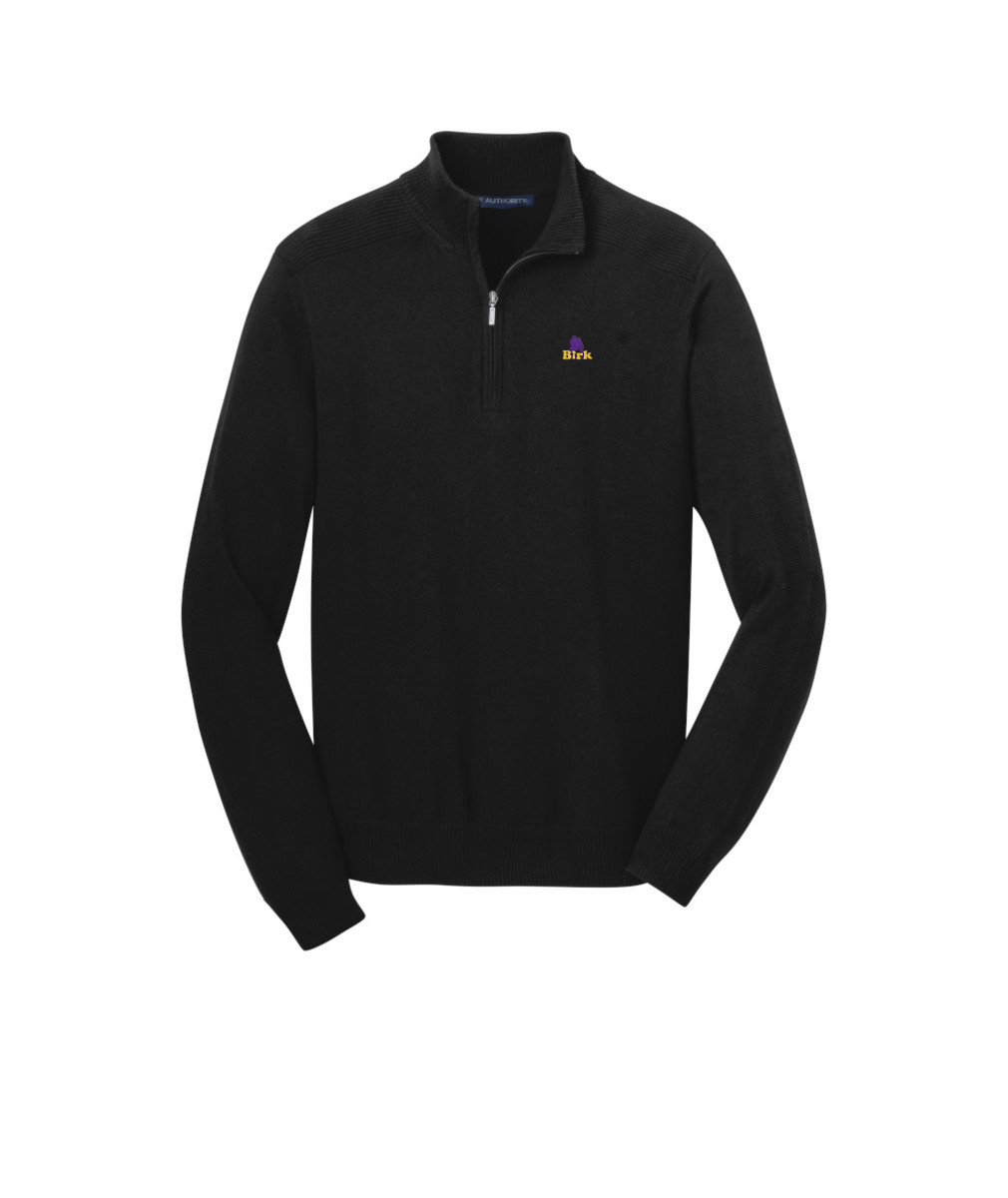 GT Birk Embroidered 1/2-Zip Sweater