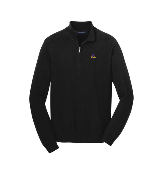 GT Birk Embroidered 1/2-Zip Sweater