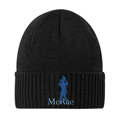 GT McRae Embroidered Cuff Beanie