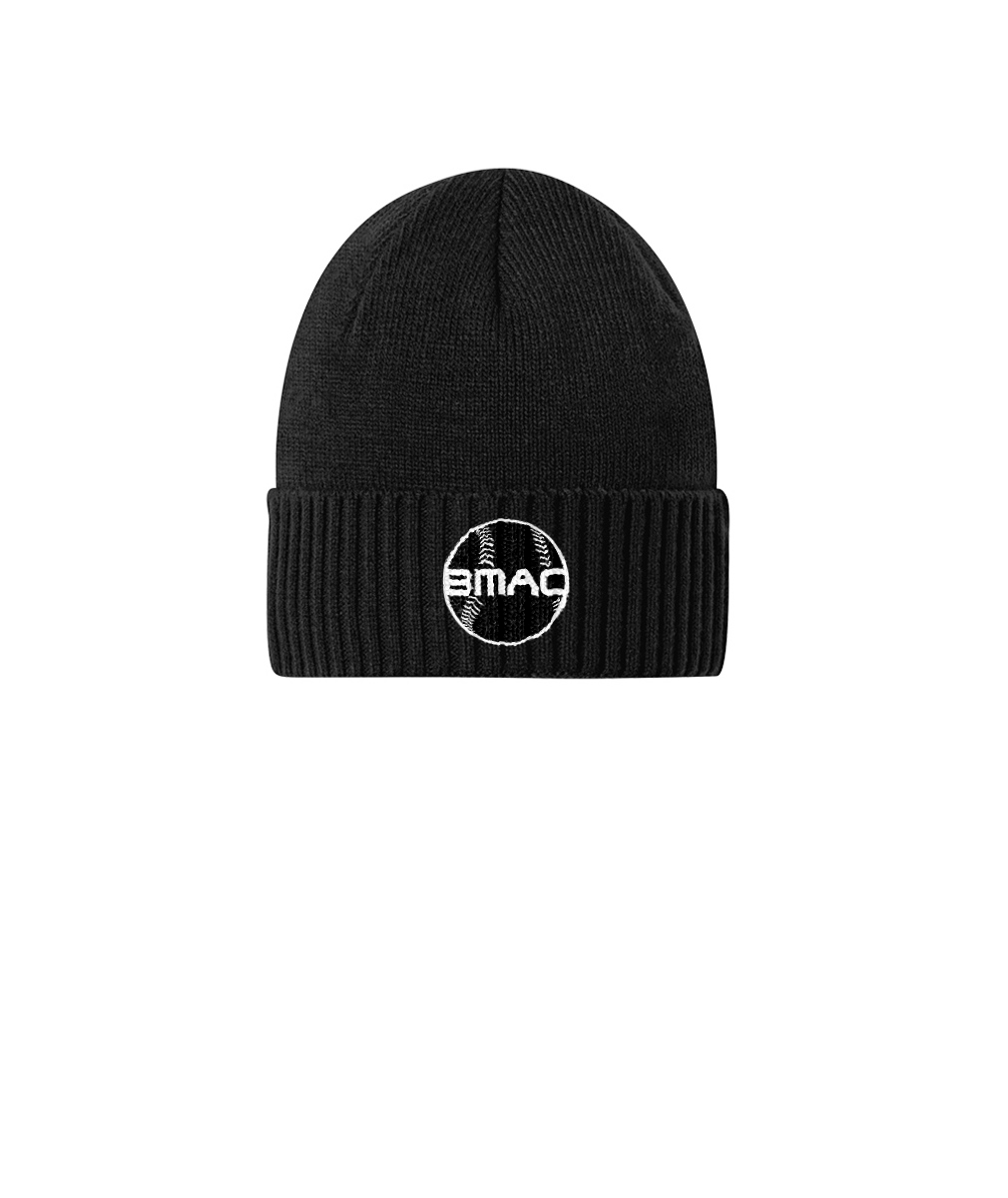 Brian McRae Embroidered Logo Knit Cuff Beanie