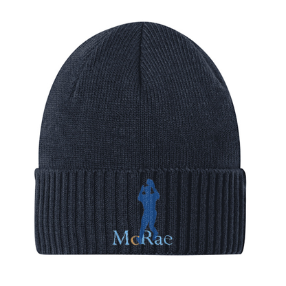 GT McRae Embroidered Cuff Beanie