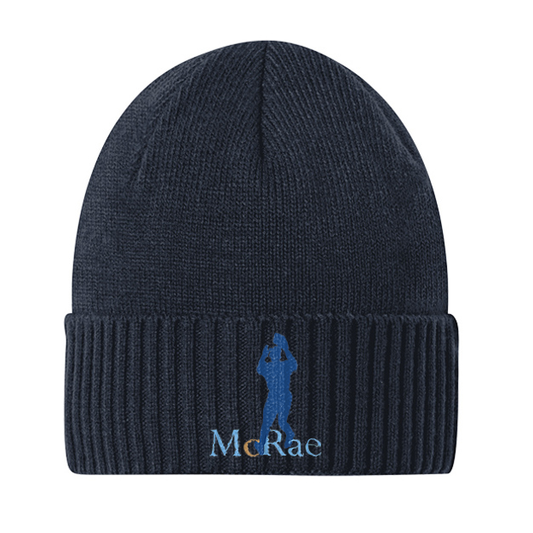 GT McRae Embroidered Cuff Beanie