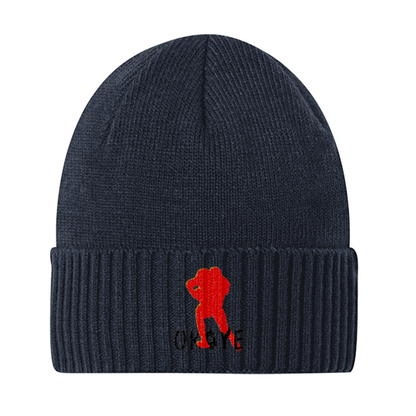 GT Okoye Embroidered Cuff Beanie
