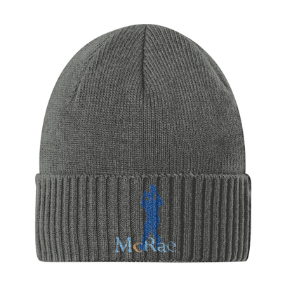 GT McRae Embroidered Cuff Beanie