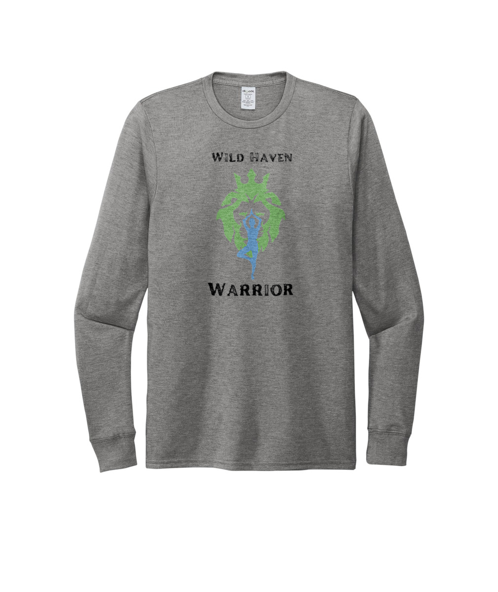 WHC Unisex Tri-Blend Long Sleeve Fairly White or Aluminum Grey
