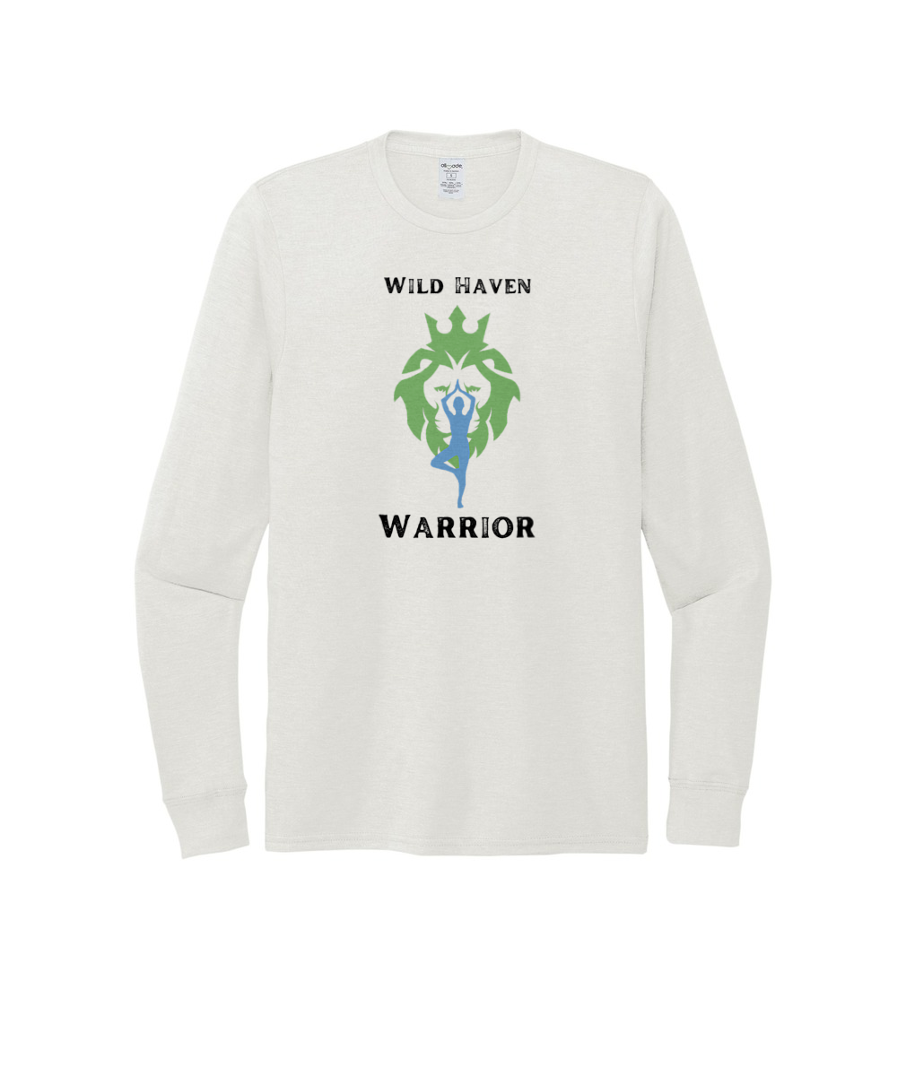 WHC Unisex Tri-Blend Long Sleeve Fairly White or Aluminum Grey