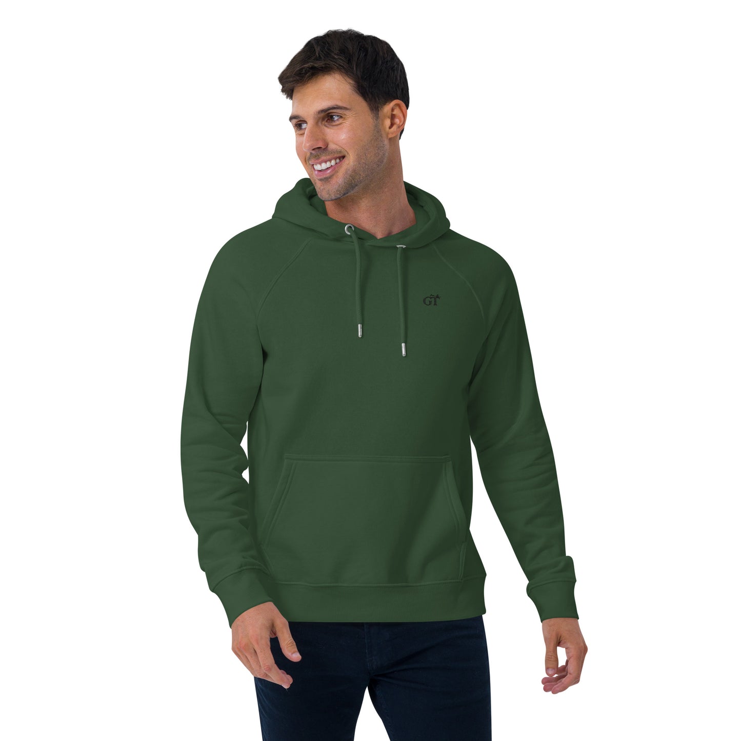 GT Eco Embroidered Organic Men's Hoodie