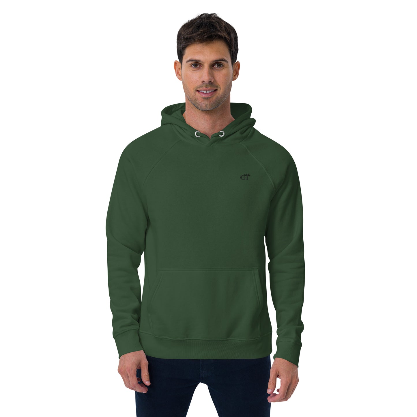 GT Eco Embroidered Organic Men's Hoodie