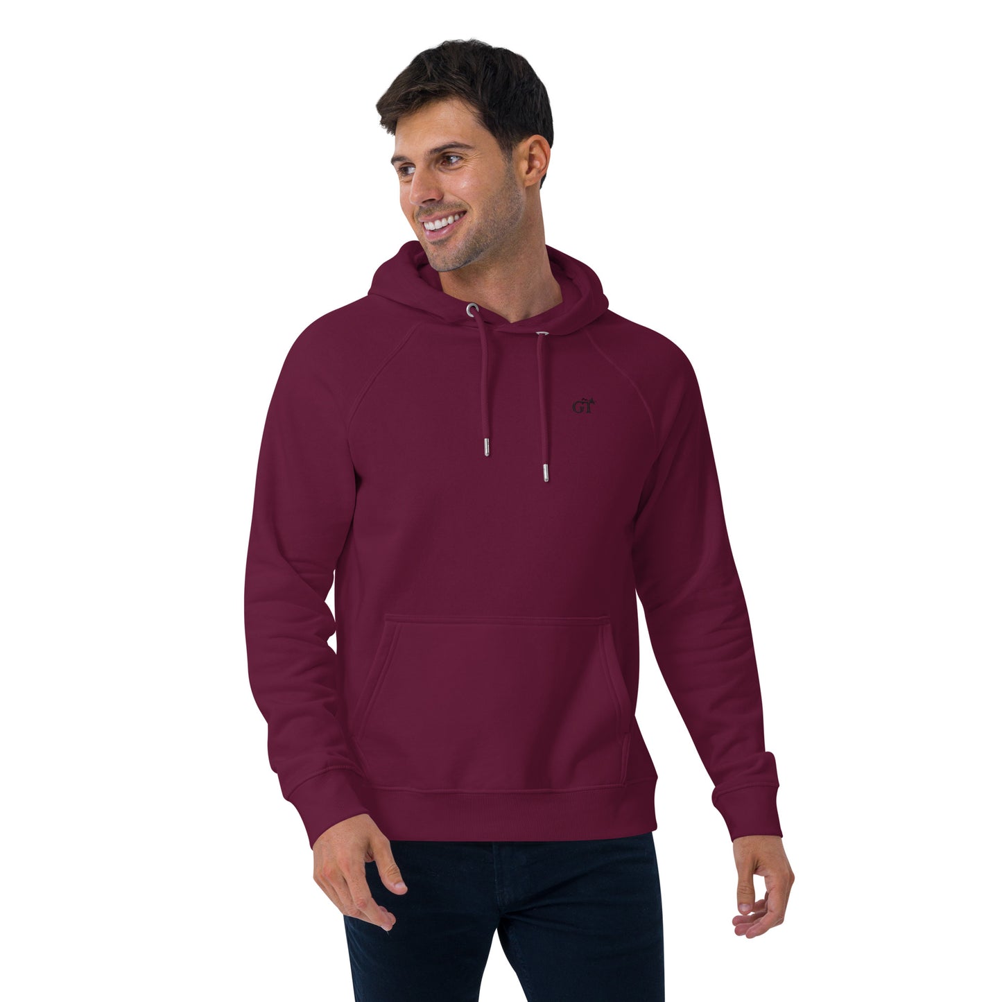 GT Eco Embroidered Organic Men's Hoodie