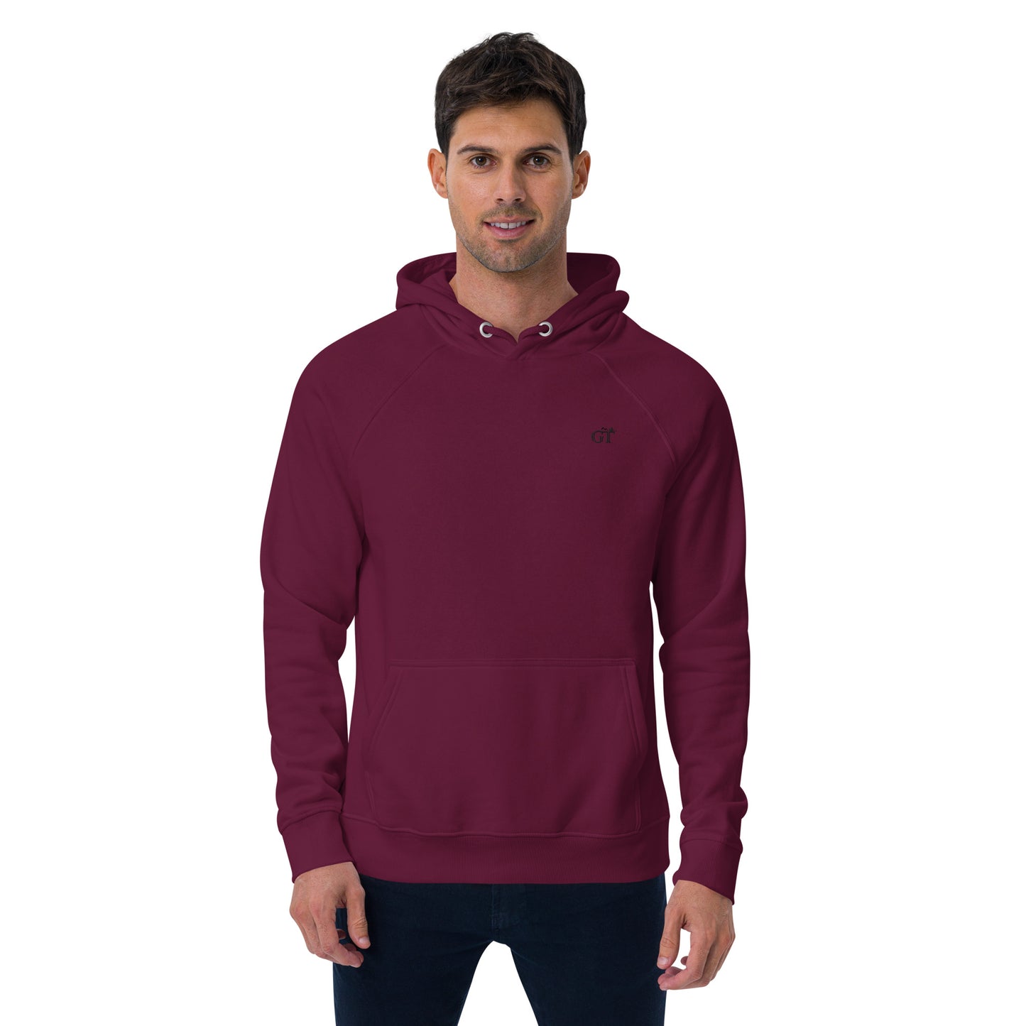 GT Eco Embroidered Organic Men's Hoodie